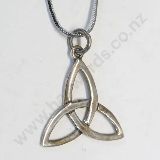 silver necklace stamped 925