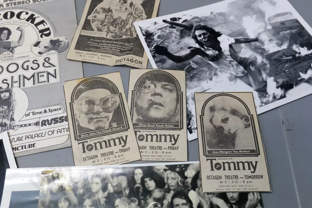film and music promo items - Roger Daltrey Tommy photos, Mick Jagger, Joe Cocker Mad Dogs & Englishmen booklet Image 1++