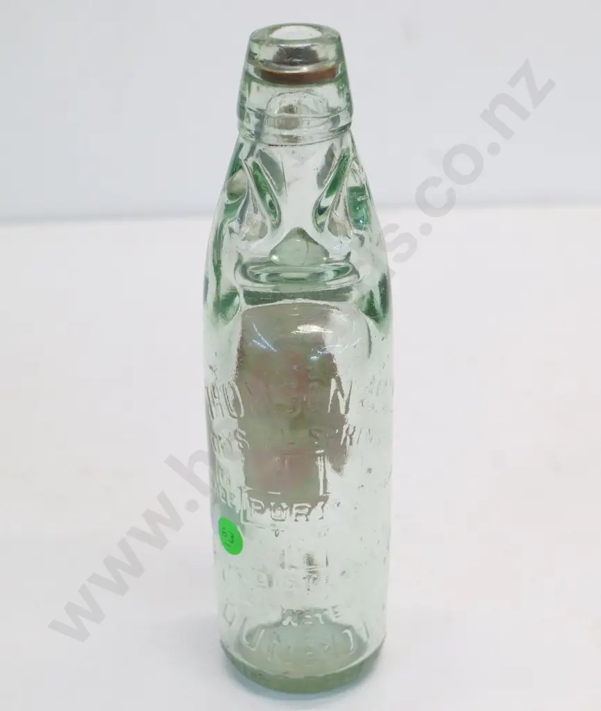 marble bottle, Thomsons and Co Dunedin 1907, label Fizzola, condition very good, H-240 Image 1++
