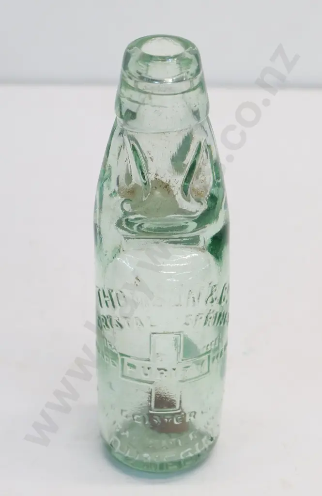 marble bottle, Thomsons and Co Dunedin 1914, condition very good, H-195 Image 1++