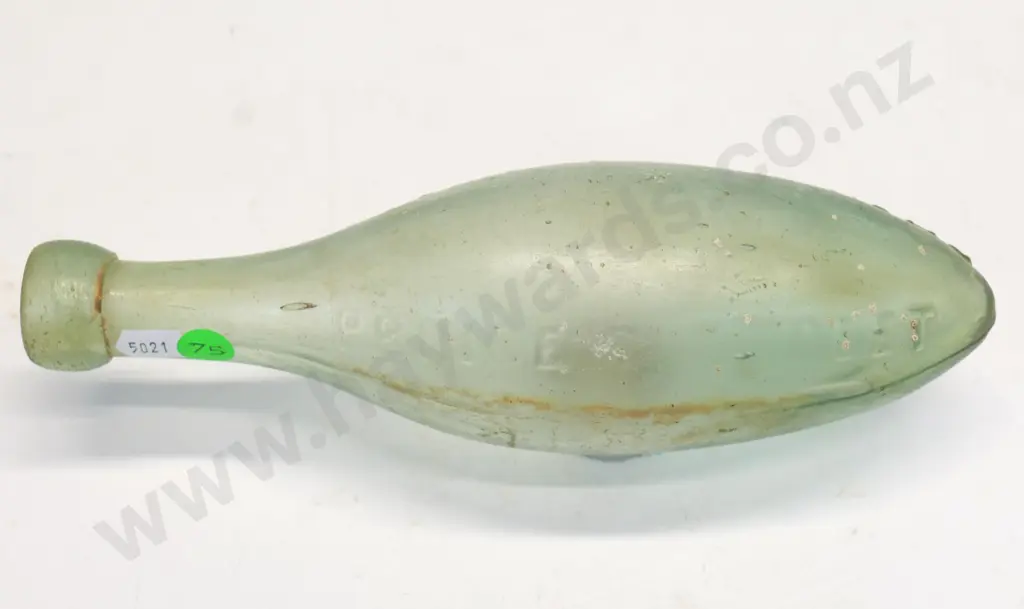 Torpedo bottle, Butement, Princes St, Dunedin, condition poor, crack to top, L- 240 Image 1++