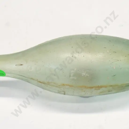 Torpedo bottle, Butement, Princes St, Dunedin, condition poor, crack to top, L- 240