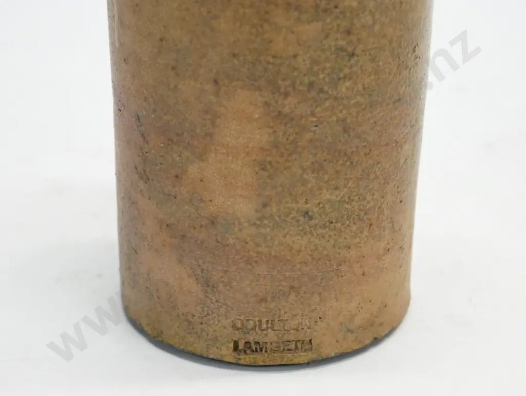 Dumpy ginger beer bottle, George Dixon, Wellington, maker Doulton Lambert, condition very good, Image 1++