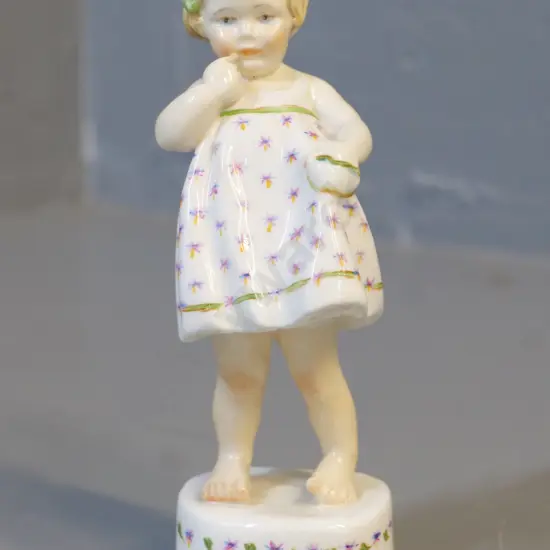 Royal Worcester "Only Me" figure of a girl - modeled by Doughty H-150