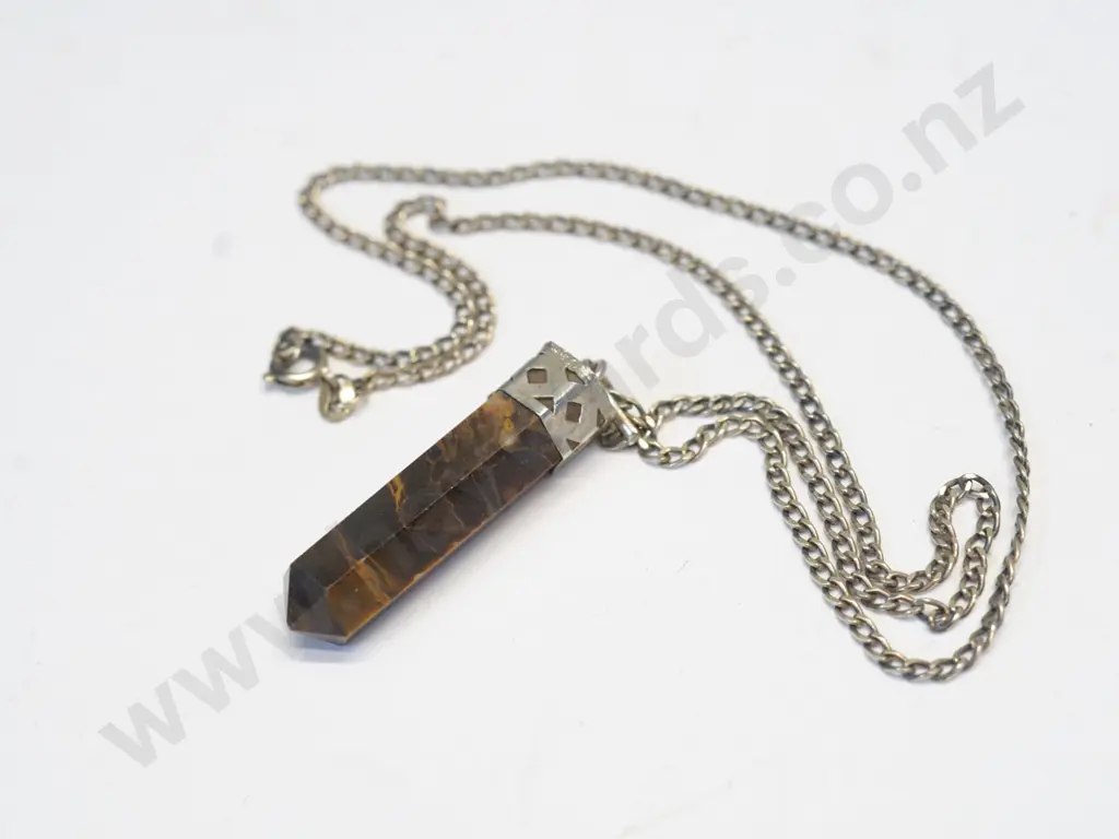 agate necklace chain stamped 925 Image 1++