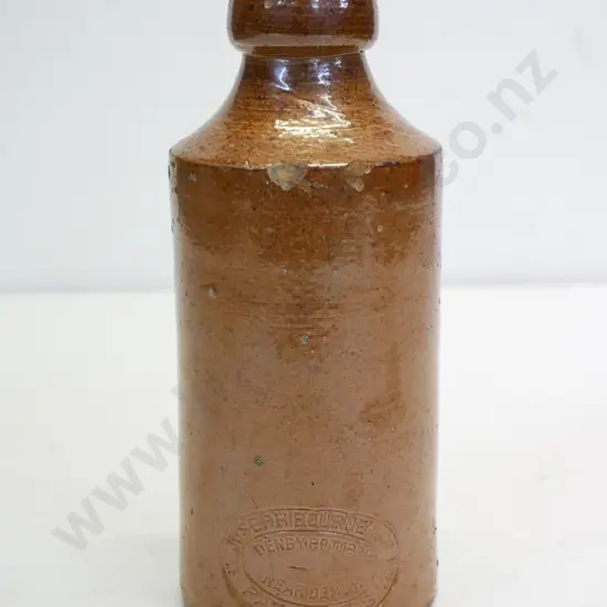 Dumpy ginger beer bottle, Joseph Bourne and Co, Denby Pottery Nearderby, condition poor,
