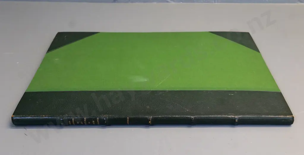 1968 facsimile edition - Illustrations to Adventure in New Zealand,  AH & AW Reed - foxing and staining Image 1++