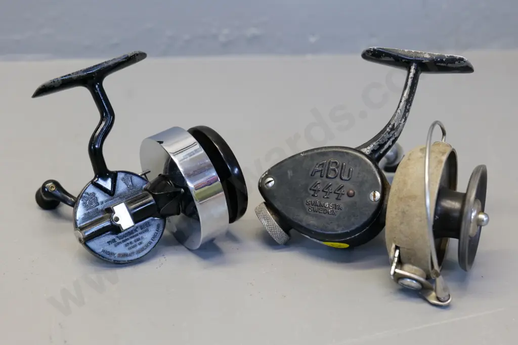 2 fishing reels - one Abu 444 Sweden, one Hardy Bros No. 2 Mk1 Image 1++