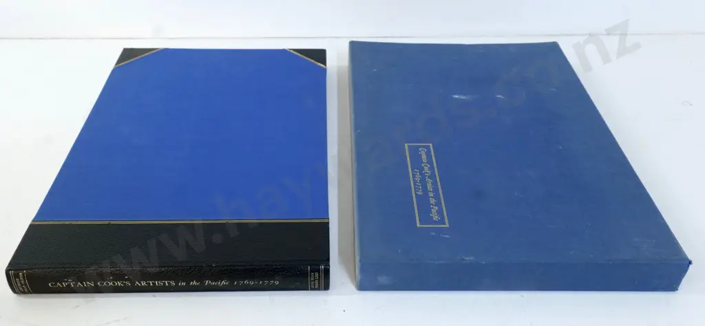 slip-cased book - Captain Cook's Artists in the Pacific 1769-1779 - Avon Prints 1969 Image 1++
