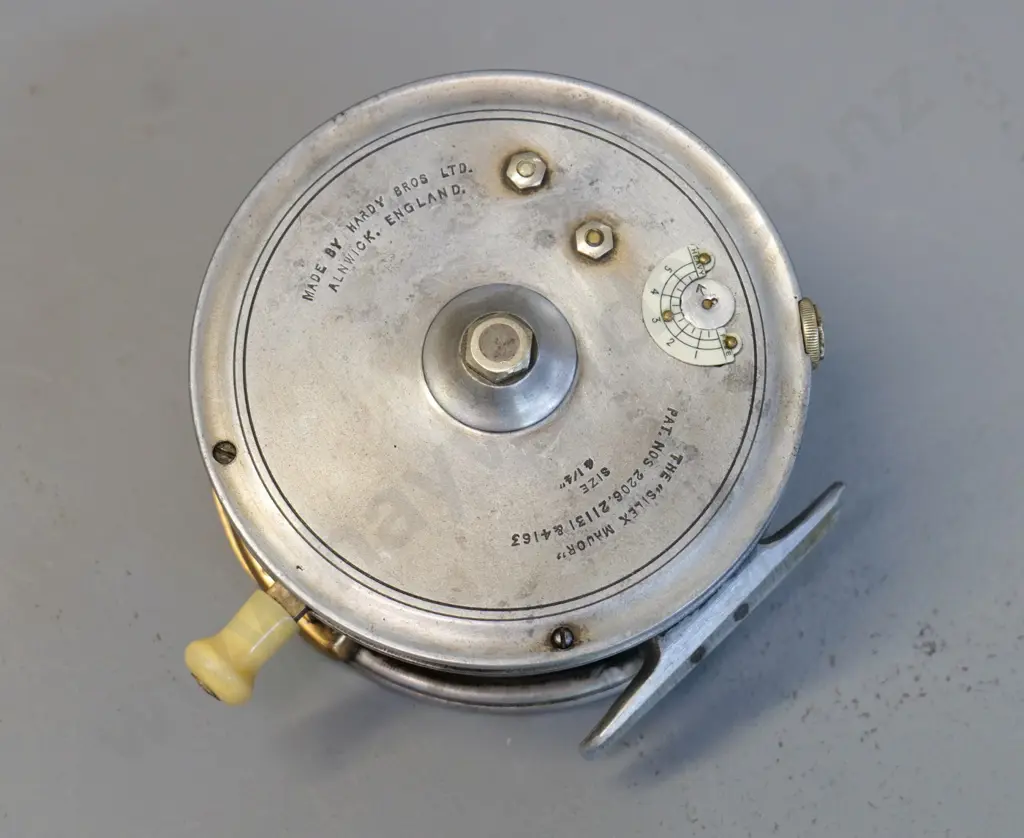 Hardy Brothers Silex Major fishing reel with bakelite handles D-115 Image 1++
