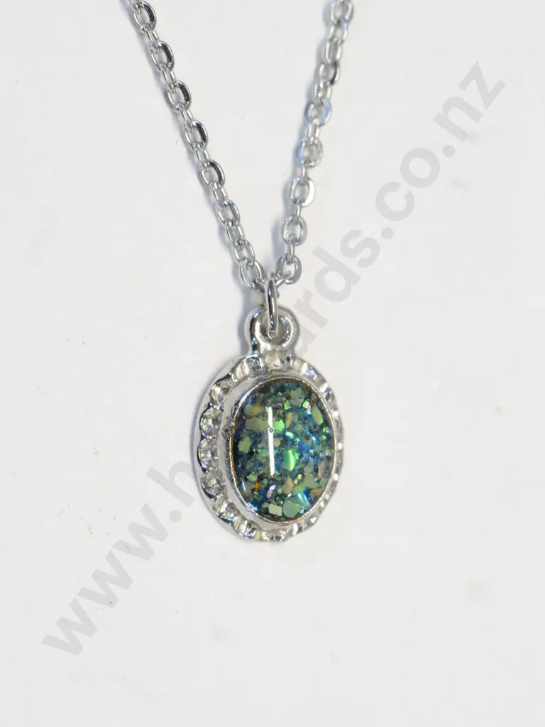 paua shell necklace no mark Image 1++