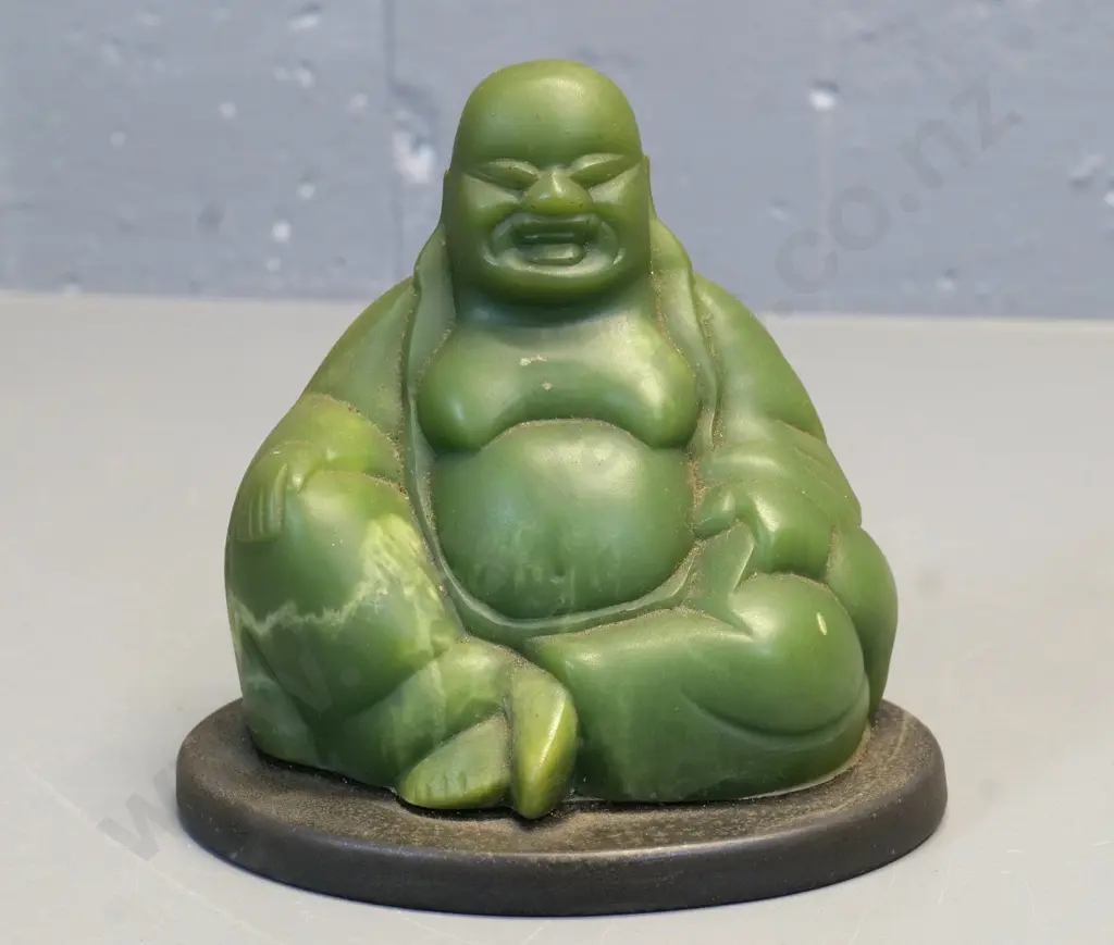 composite Buddha figure on faux marble base H150 Image 1++