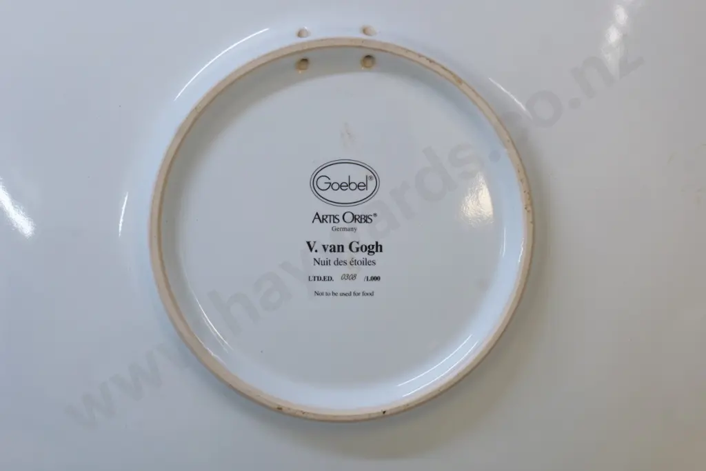 Goebel Artis Orbis wall charger - Van Gogh "Starry Night" Diameter 405 Image 1++