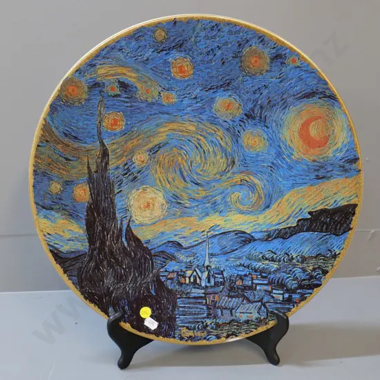 Goebel Artis Orbis wall charger - Van Gogh "Starry Night" Diameter 405