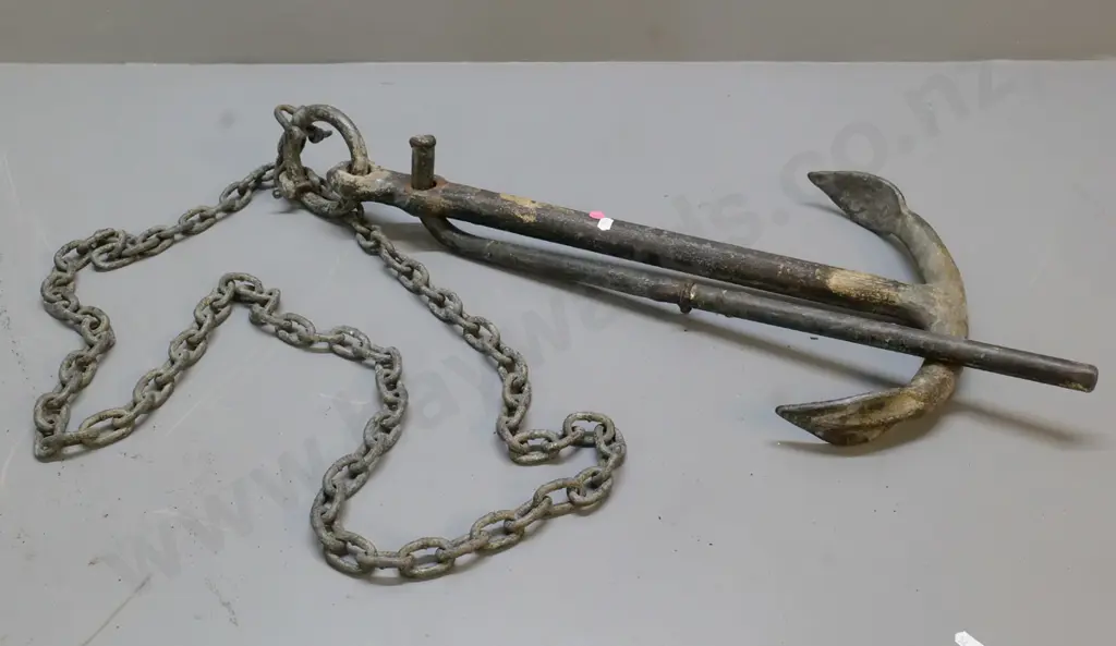 boat anchor and chain L-720 Image 1++