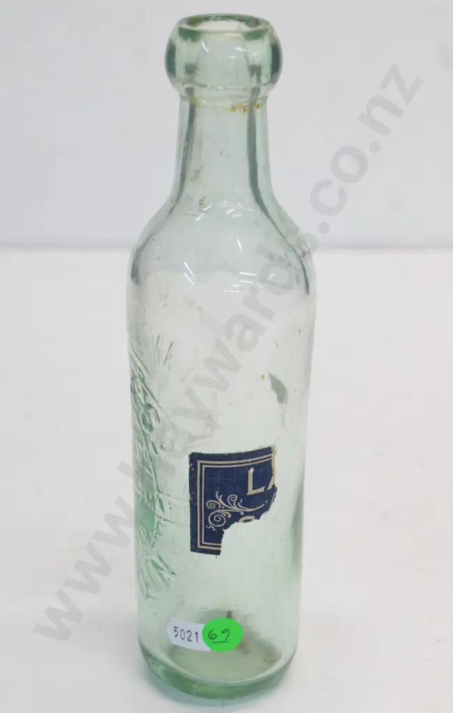 Blob top bottle, Lanes and Co, Dunedin, condition very good, H-240 Image 1++