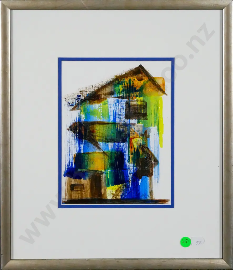 Freda Ryder - framed oil "The House That Jack Built" H-190 W-140 Image 1++