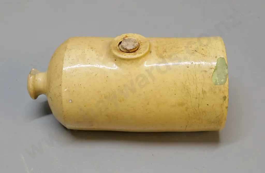 Ceramic hot water bottle, unmarked, condition poor, chips, L - 260 Image 1++