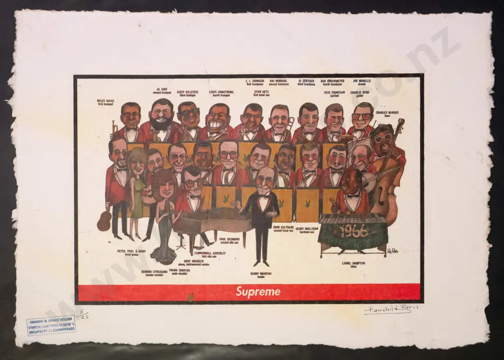 Fairchild, Paris - unframed ltd edition print 5/25 "Supreme" H-3960 W-570 Image 1++