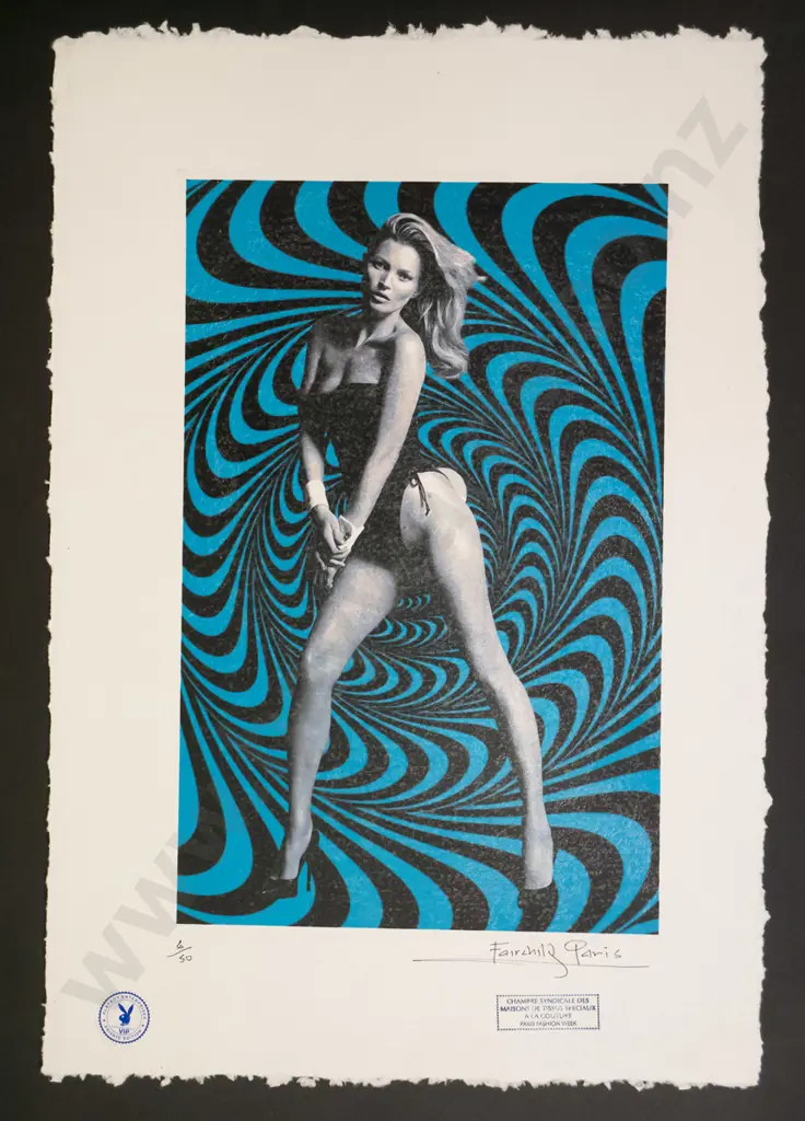 Fairchild, Paris - unframed ltd edition print 6/50 - Kate Moss H-570 W-390 Image 1++