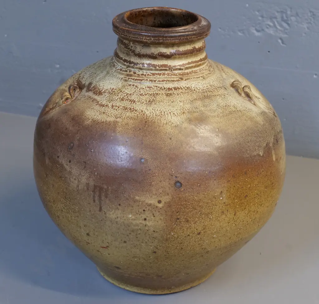 large studio pottery vase - no maker's mark H350 D-320 Image 1++