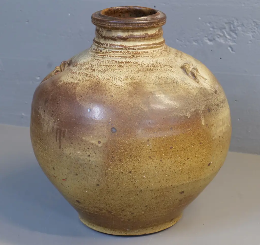 large studio pottery vase - no maker's mark H350 D-320 Image 1++