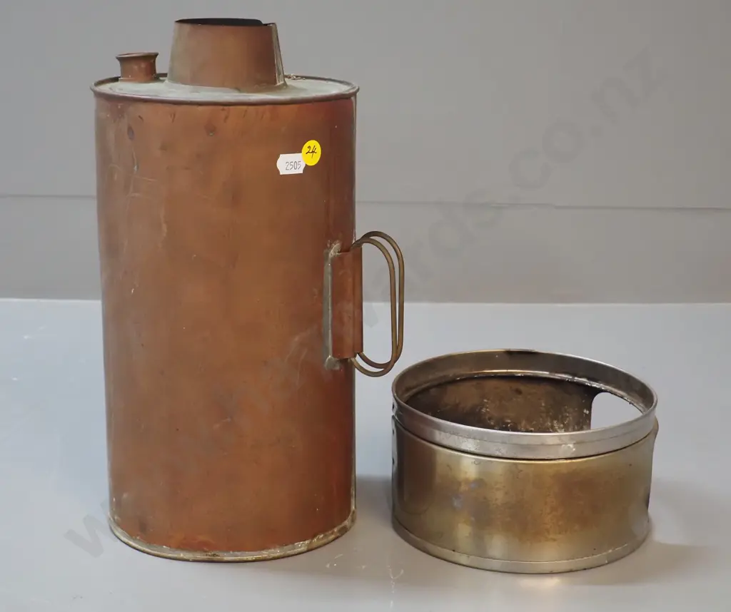 vintage copper thermette - H400 on base Image 1++