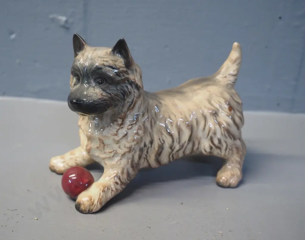 Beswick figurine - terrier with ball H-105 L-140 Image 1++