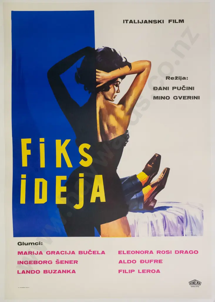 retro Fiks Ideja movie poster (mounted on card) H-700 W-500 Image 1++