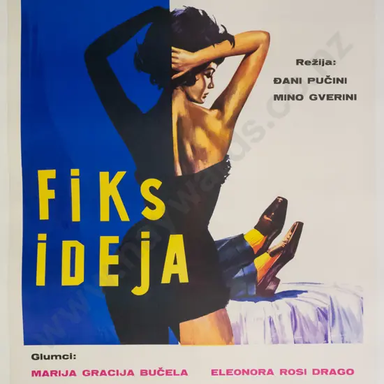 retro Fiks Ideja movie poster (mounted on card) H-700 W-500
