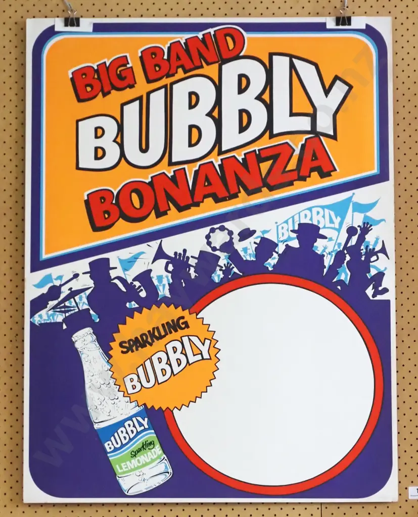 retro Big Band Bubbly Bonanza poster H-1010 W-760 Image 1++