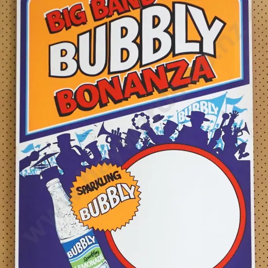 retro Big Band Bubbly Bonanza poster H-1010 W-760