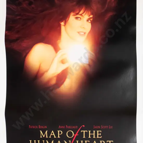 Vincent Ward - Map of the Human Heart movie poster (mounted on card)  H-1000 W-690