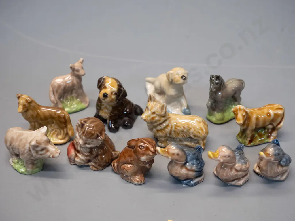 assorted Wade whimsies - domestic and farm animals, none are marked Image 1++