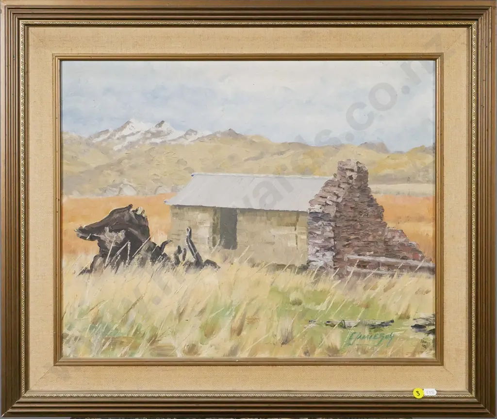 Colin Jamieson - framed oil "Roxburgh Cottage" H-400 W-500 Image 1++