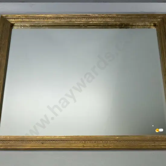 brass framed wall mirror H-750 W-890