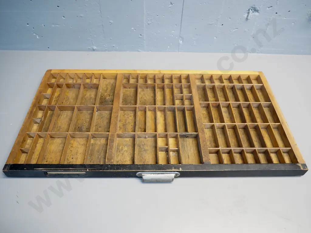 vintage printing type tray / drawer W-820 D-430 Image 1++