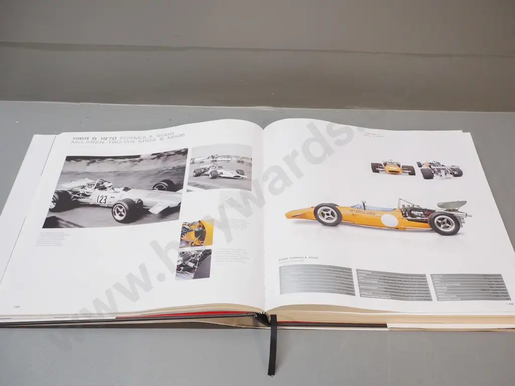 book: McLaren - The Cars - 1964-2008. Published 2008, Coterie Press - some wear Image 1++