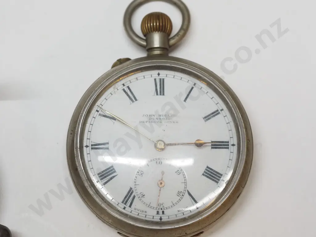 2 silver pocket watches both need attention Image 1++