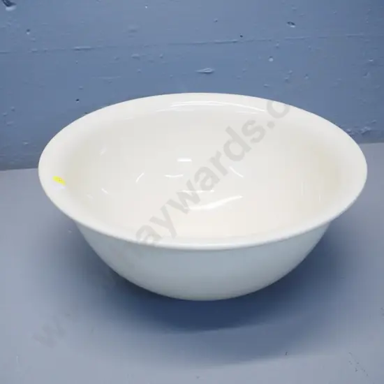 Crown Lynn cream glaze large mixing bowl with tiki mark H-130 Diameter 310