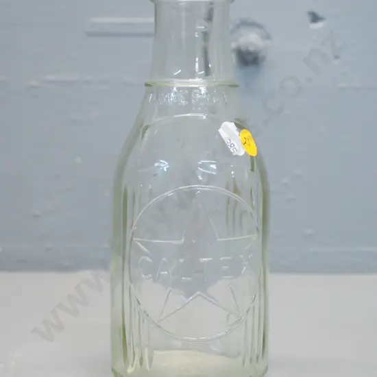 Caltex pint oil bottle