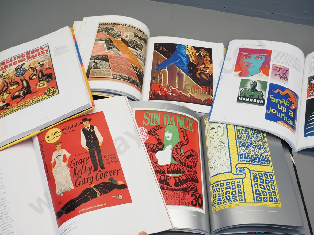 5 books on poster design: New Zealand, American, Soviet, Polish Westerns & the San Francisco Psychedelic music scene Image 1++