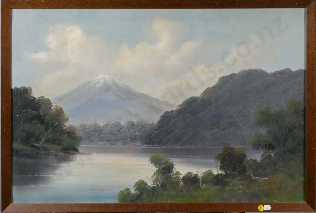 G Patten - framed oil - Lake Tekapo H-90 W-740 (slight age damage and warping) Image 1++