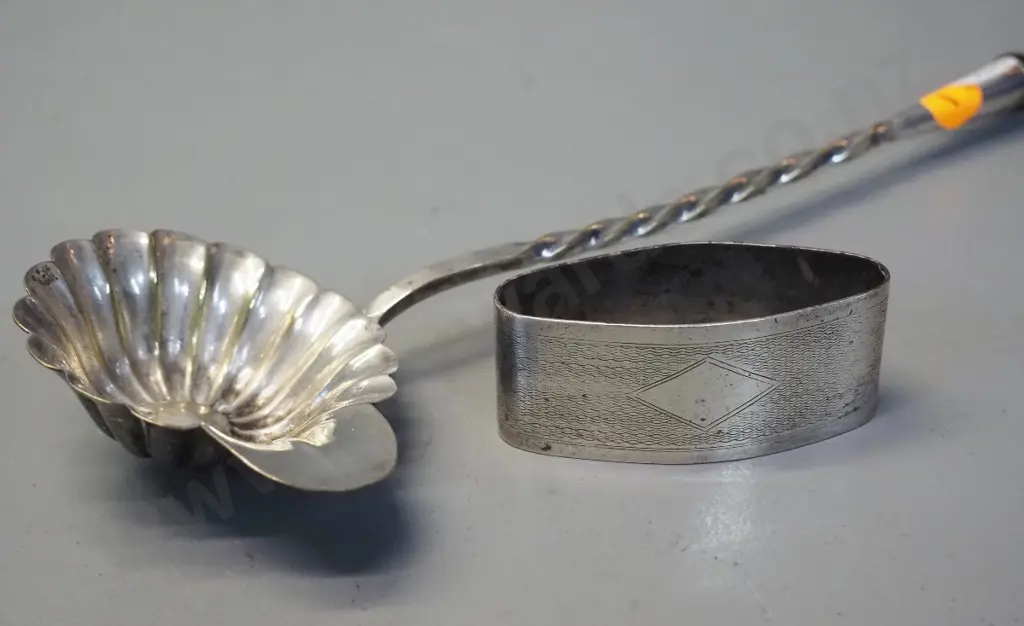 retro mahogany framed lounge chair & matching foot-stool in geometric tapestry fabric - one loose arm H830 W610 D620 Image 1++