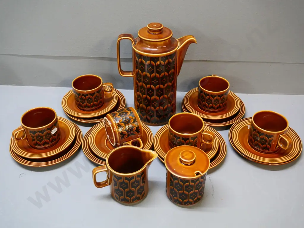retro Hornsea Heirloom 21-piece coffee set - coffee pot H-250 Image 1++
