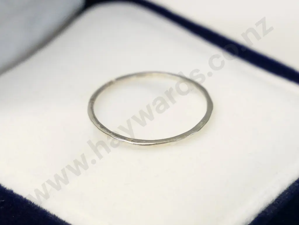 pair long earrings & thin silver ring both stamped 925 Image 1++