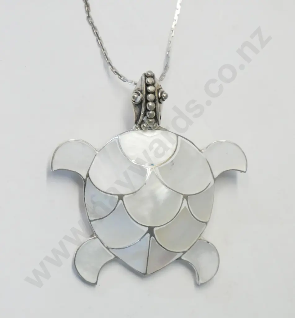 turtle necklace/brooch stamped 925 Image 1++
