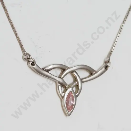 silver necklace stamped 925