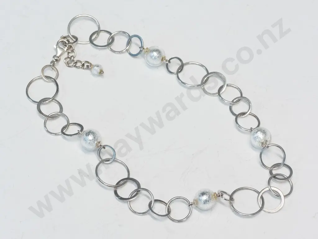 silver necklace stamped 925 Image 1++