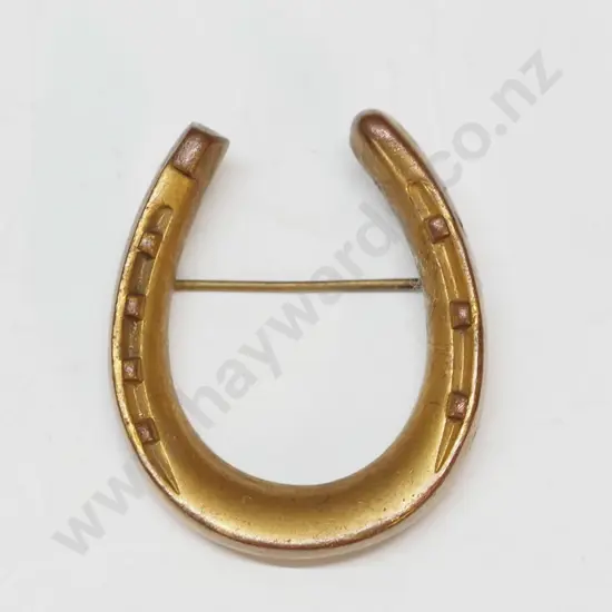 horse shoe brooch